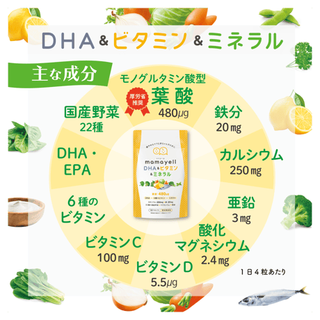ママエール DHA＆ミネラル＆ビタミン