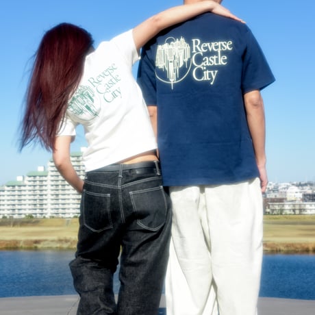 "Sober mind, blurry lines" RCC T-shirt / Navy