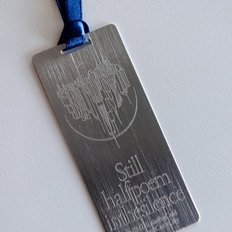 RCC "Still half poem in the silence" Book Mark / Gold / Silver