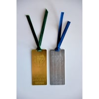 RCC "Still half poem in the silence" Book Mark / Gold / Silver