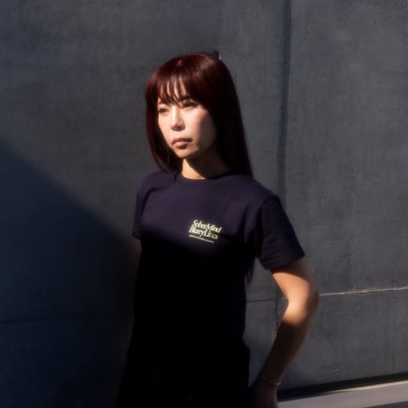 XS "Sober mind, blurry lines" RCC T-shirt  /  Navy
