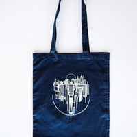 "Sober mind, blurry lines" RCC Tote bag / Navy
