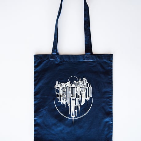 "Sober mind, blurry lines" RCC Tote bag / Navy