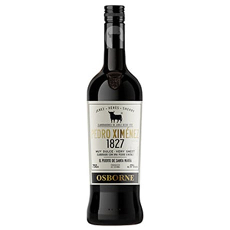 オスボルネ　1827　ペドロ・ヒメネス　極甘口シェリー　750ml　スペイン　ヘレス