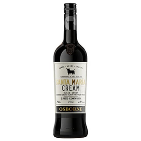 オスボルネ　サンタマリア　クリーム　甘口シェリー　750ml　スペイン　ヘレス