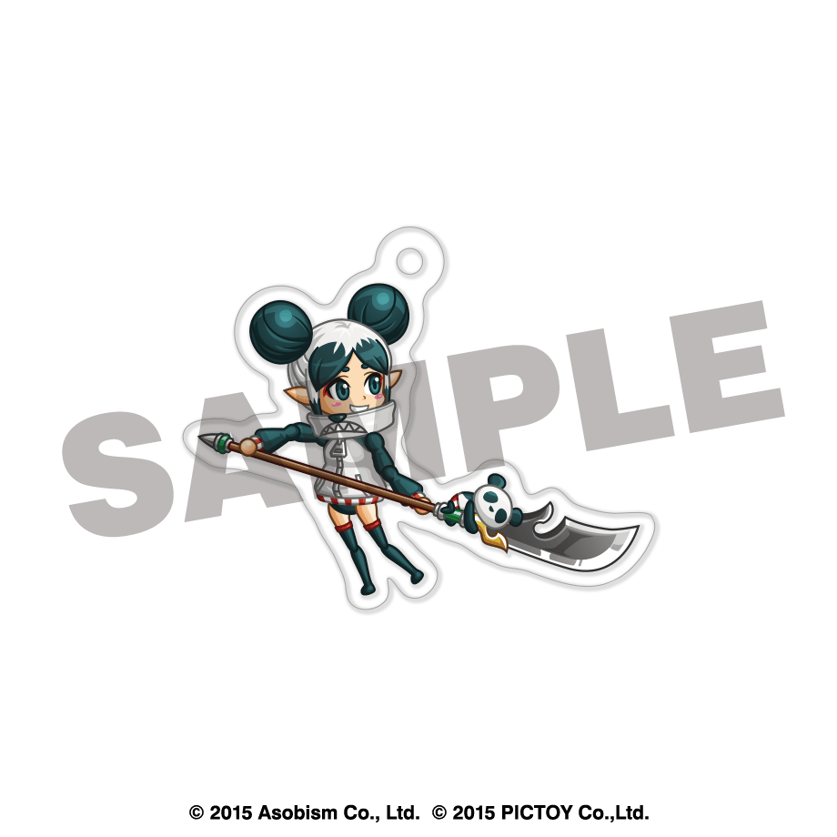アクリルキーホルダー ＜パンダガール＞ | 城ドラ公式グッズストア