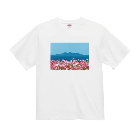 端島×コスモス畑Ｔシャツ