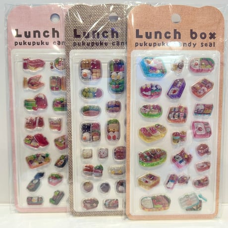 Lunch Box シール　全6種セット