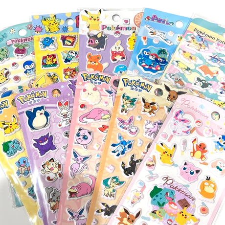 ポケモンマシュマロシール　10種セット