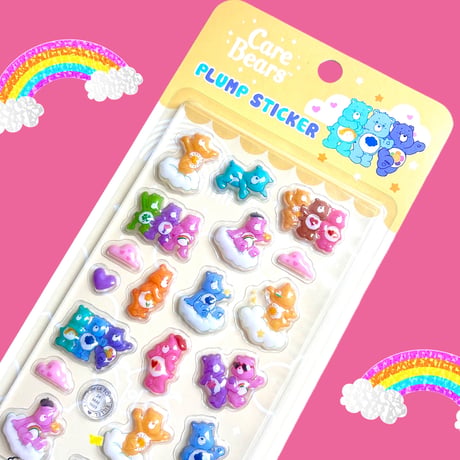 ケアベア　ぷくぷくシール