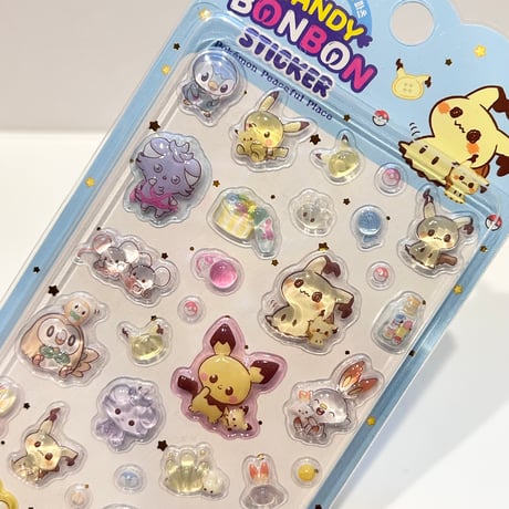 ポケピースCANDY BONBONステッカー4柄セット