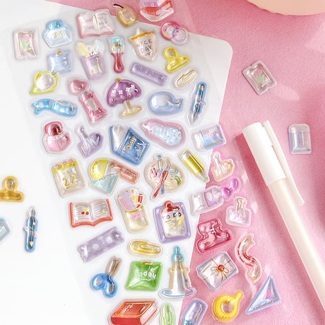 きゅるるんシール 文房具