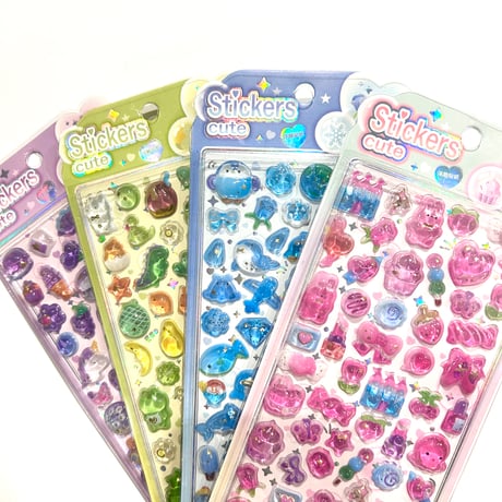 STICKERS CUTE 4色
