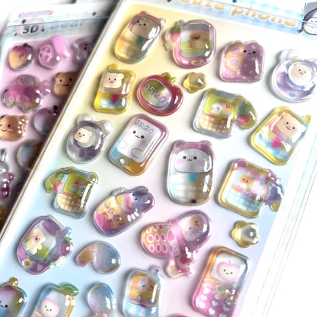 Inamazy 3D POPシール　2枚セット