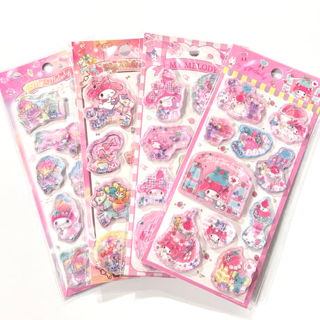 マイメロディ　ウォーターシール　4柄セット