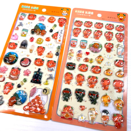 RARA⭐︎KiRAシール　みきゃん＆ご当地　４枚セット