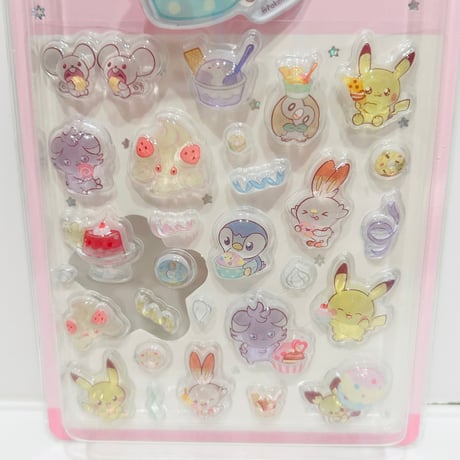 ポケピースCANDY BONBON キーホルダー付ステッカー