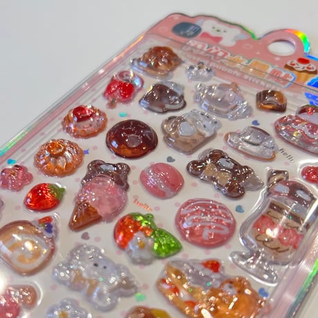 Crystal Bubble Sticker  2柄セット
