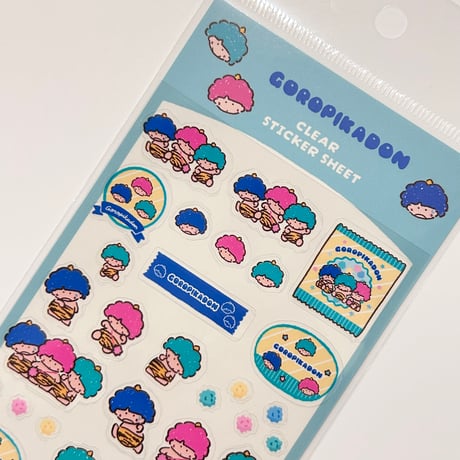 サンリオおやつパーティーシールシート　ゴロピカドン