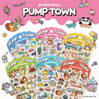 ポンプタウンステッカー　６種コンプリート