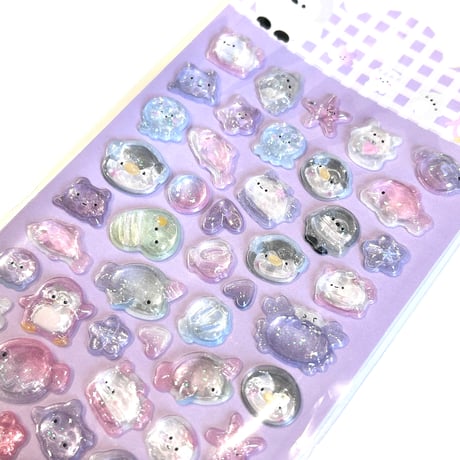 ぷっくりキャンディシール　6枚セット
