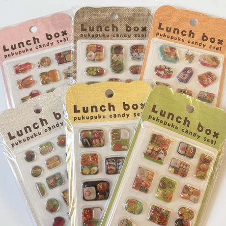 Lunch Box シール　全6種セット