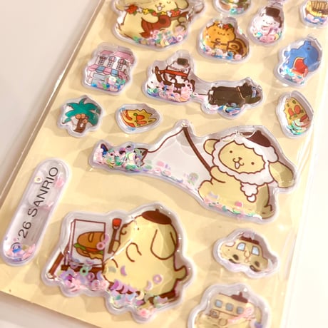 ポムポムプリン　ウォーターシール
