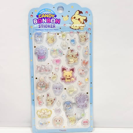 ポケピースCANDY BONBONステッカー4柄セット