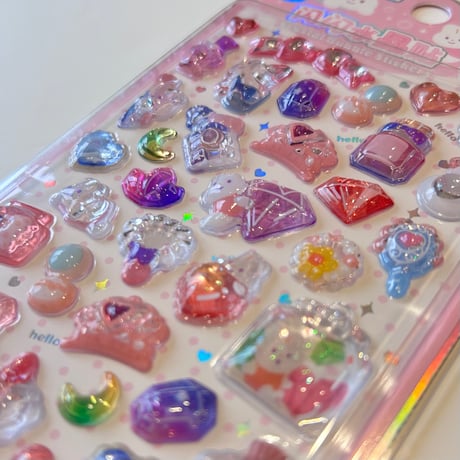 Crystal Bubble Sticker  2柄セット
