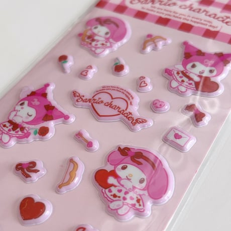 サンリオキャラクターズハートステッカー　2柄セット