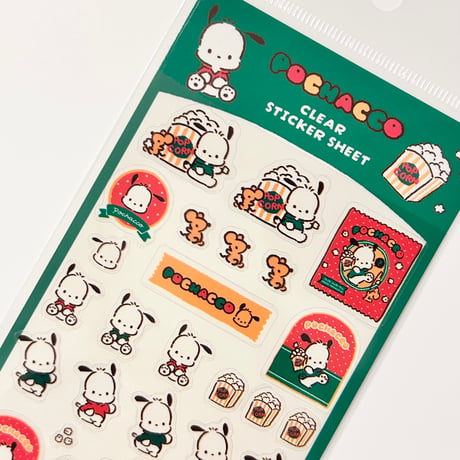 サンリオおやつパーティーシールシート　ポチャッコ