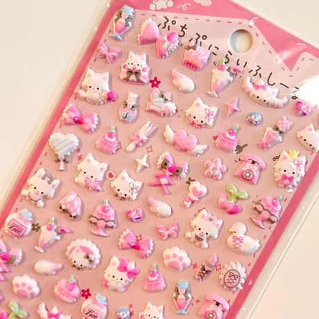 ぷちぷにらいふシール　がーりーらいふ