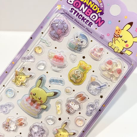 ポケピースCANDY BONBONステッカー4柄セット