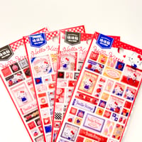 ハローキティ　ブロック風シール
