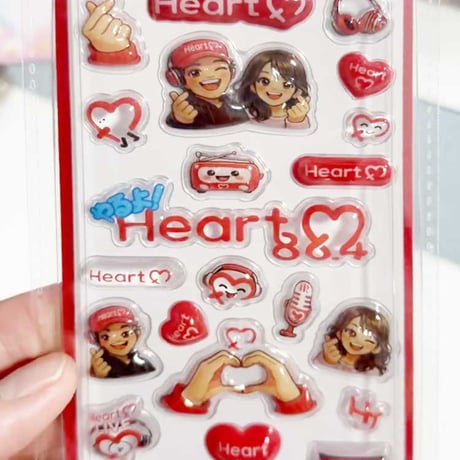 Heart Pukkuri Mokkori Sticker　※HHは1枚オマケ！