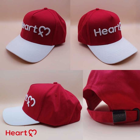 Heart FMキャップ（REDーWHITE）