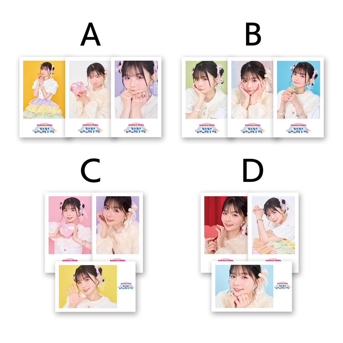 ミニフォトカード（3枚セット） | 諏訪ななかオフィシャルストア