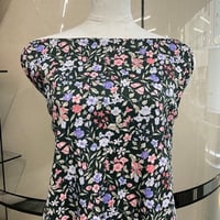 コットン8０双フライスニット　プリント 　UVカット加工　着分販売　1.5ｍ