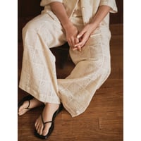 Cotton lace pants