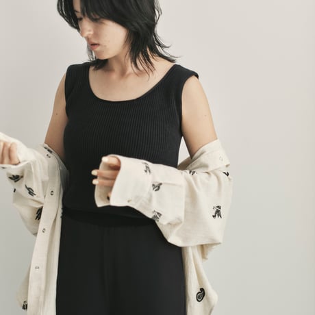 Embroidered Oversized Shirt