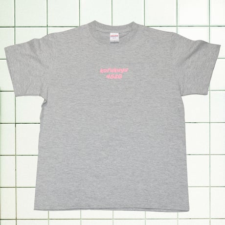 ゆらゆらロゴ半袖Tシャツ 【グレー】