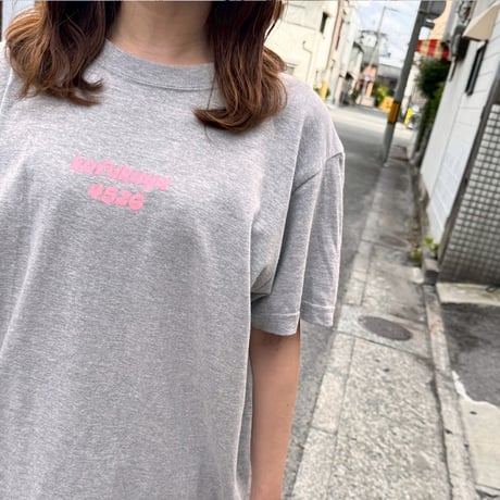 ゆらゆらロゴ半袖Tシャツ 【グレー】