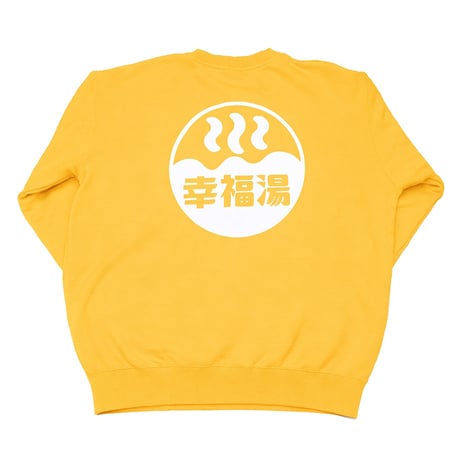 幸福湯ロゴスウェット 【ゴールドイエロー】