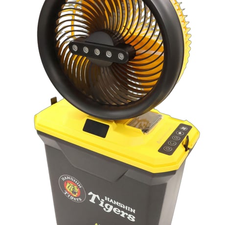 阪神タイガース AirRevolution MIST FAN 阪神 阪神カラー ミストファン ポータブル扇風機 熱中症対策 冷風機 扇風機 小型 コードレス プロ野球