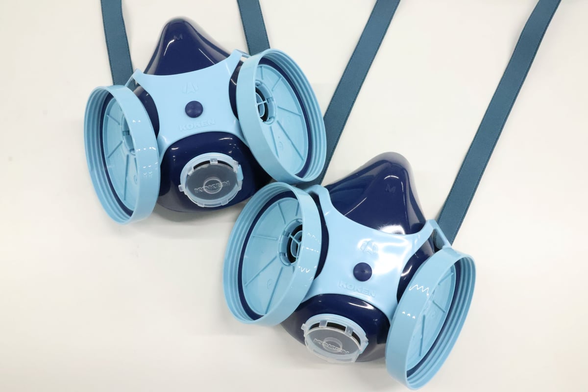 7121RG-02型☆1個 RDG-5型☆4個セット 防毒マスク 防塵防毒併用タイプ
