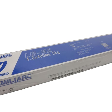 神戸製鋼所　LB-52    4.0ｘ400ｍｍ　5kg　溶接棒   被覆棒　KOBELCO　FAMILARC　490MPa級高張力鋼用　被覆アーク溶接棒　4φ　4ｍｍ