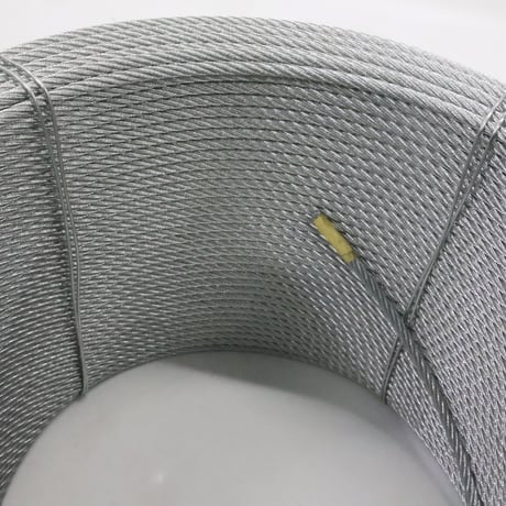メッキワイヤー 6ｍｍ (2分)　10ｍ   OUT  6ｘ19G/O　メッセンジャーワイヤー　ワイヤー　吊線　架空配線　ｹｰﾌﾞﾙ　固定　配管　ﾜｲﾔｰﾛｰﾌﾟ　【送料無料】