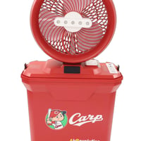 広島カープ AirRevolution MIST FAN 広島 広島カラー ミストファン ポータブル扇風機 熱中症対策 冷風機 扇風機 小型 コードレス プロ野球