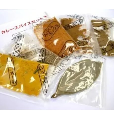 【オリジナル】インド風カレースパイスセット レシピ付き