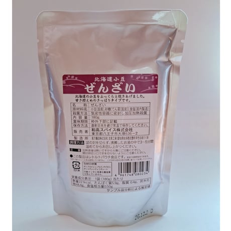北海道あずきぜんざい 180g